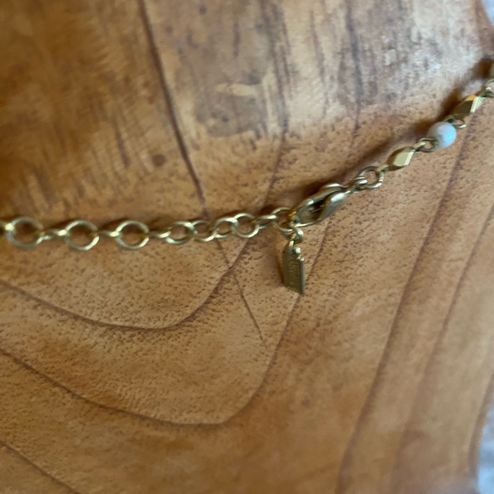 Napier Gold & Pearl Choker - Picture 3 of 5